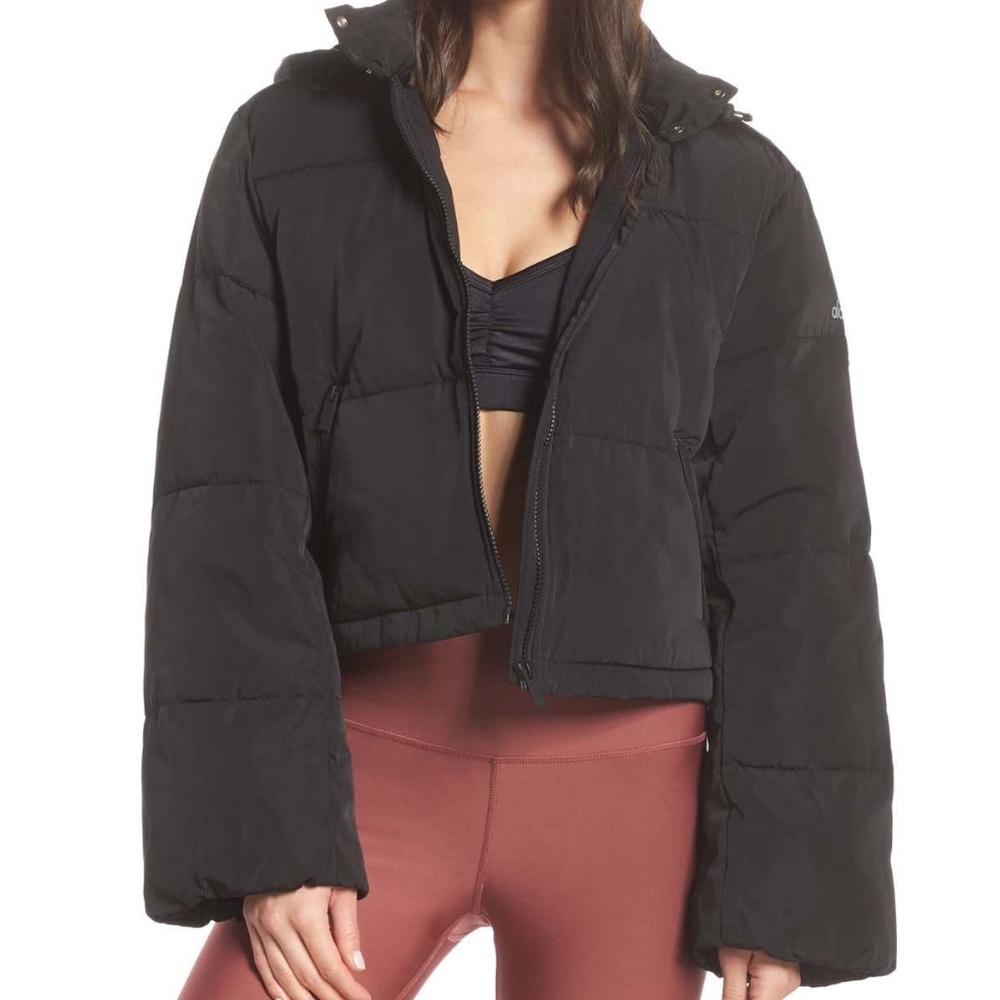 ALO NWT Introspective Quilted Cropped Puffer Jckt